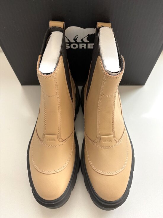 Amazon.com: SOREL Women Sorel Caribou X Chelsea Boots Leather Booties Waterproof Canoe Jet Size 7.5 NEW